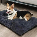Plush Anti-Anxiety Dog Bed Cozy Mat for Large Dogs