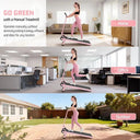 Portable Manual Treadmill With Handle Bar For Home Use 500 Lb