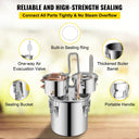 Succebuy Alcohol Brewing Distiller DIY Moonshine Apparatus