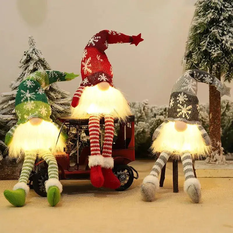 Enchanting LED Gnome Doll Holiday Decor Gift for Home