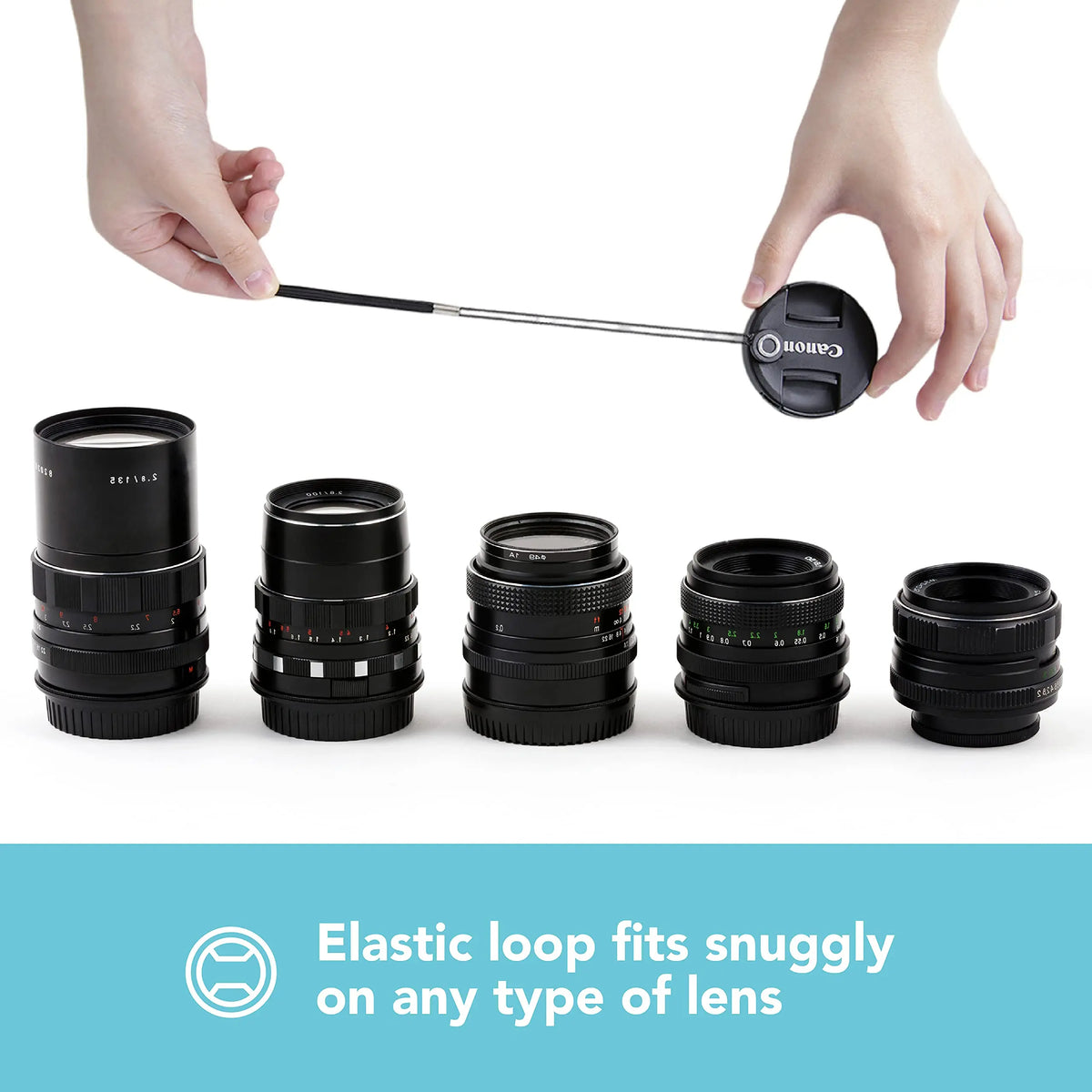 Universal Elastic Camera Lens Leash