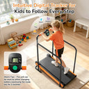 AKLUER Kids Self Propelled Walking Pad Treadmill Safe Indoor Play