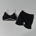 Yoga Set Seamless Crop Top - Breathable Gym Comfort