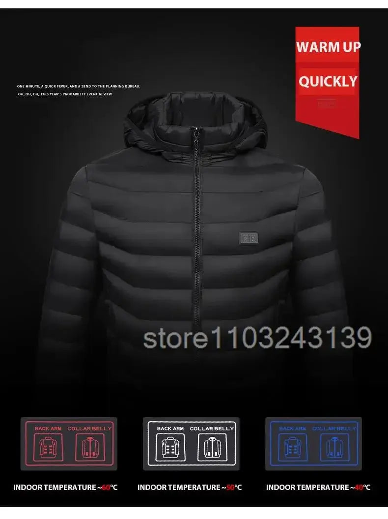 Warmth Heated Jacket for Men Outdoors — product view 19