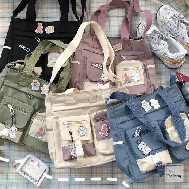 Waterproof Canvas Shoulder Bag Stylish Functional Accessory