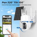 Solar Outdoor Camera for Home Security