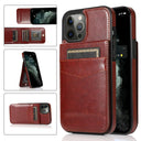 Business Demeanor Leather Case for iPhone Pro Max Mini Pro