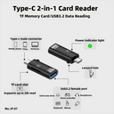 Usb C Card Reader Adapter Type C To Tf
