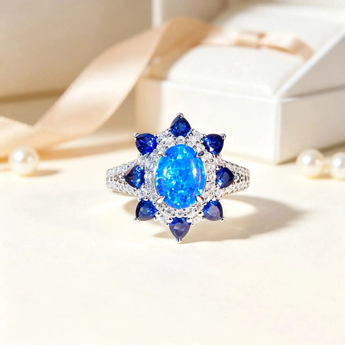 Sterling Silver Sterling Silver Moissanite Ring Women — product image 1