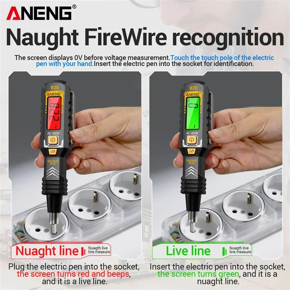 Dual-Use Screwdriver Voltage Tester Pen