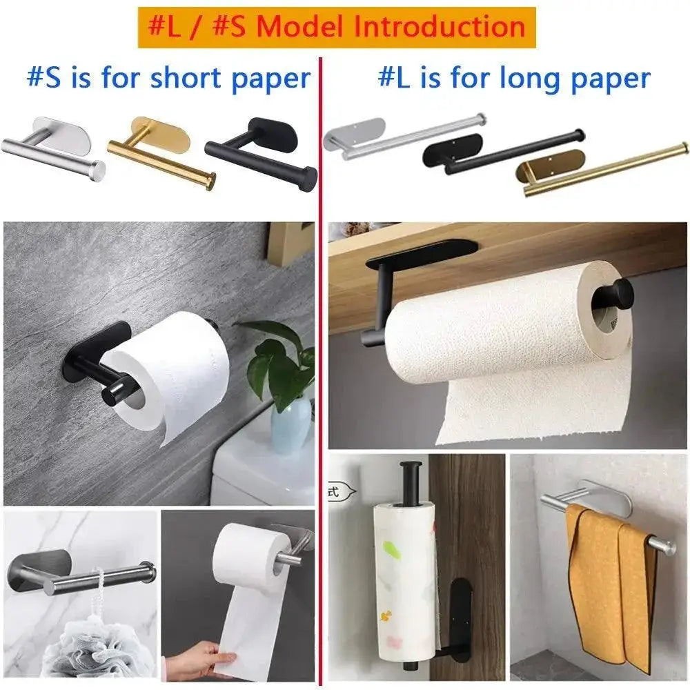 Stylish Stainless Steel Bathroom Tissue Holder Eco Friendly