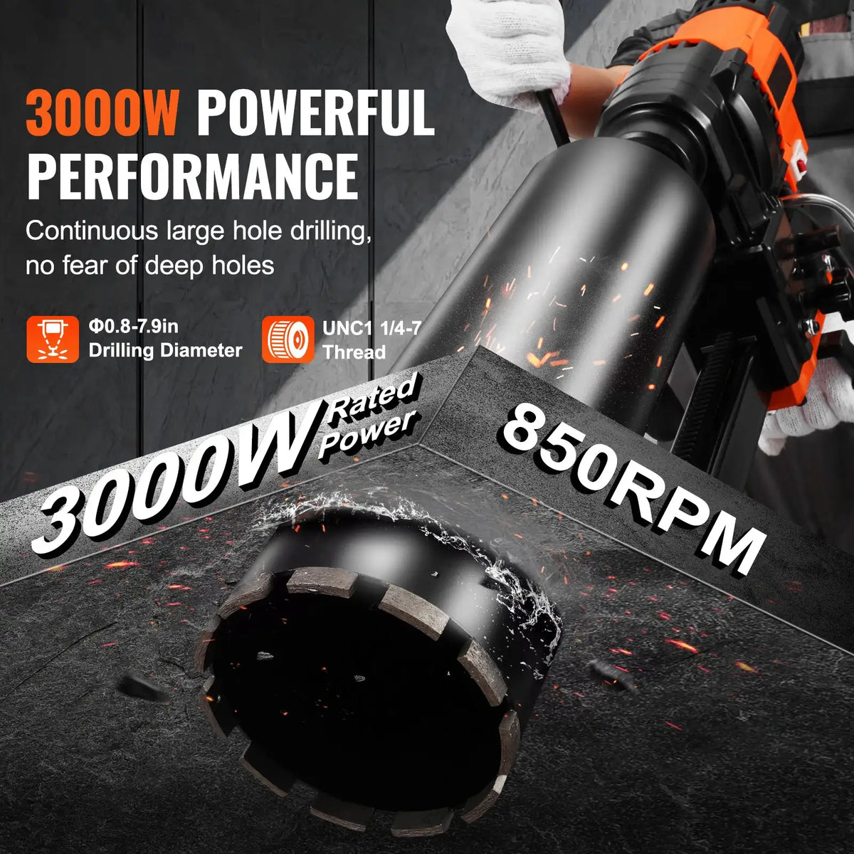 SucceBuy Concrete Core Drill — product view 2
