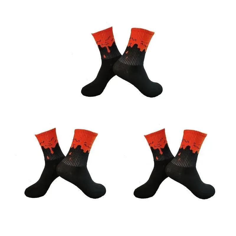 Cactus Jack Hip Hop Crew Socks Sporty Style For Occasions