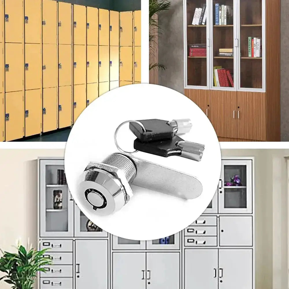 Closing Lever Mailbox Lock Box Locker Cabinet Mail Cam Lock Cylinder Cabinet Locker Door Cupboard Bright Chrome