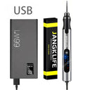 Portable Cordless USB Rotary Tool for Woodworking Engraving