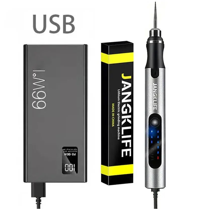 Portable Cordless USB Rotary Tool For Woodworking Engraving
