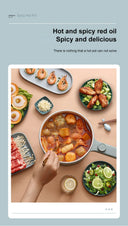 Multi-Function Rice Cooker Portable 1.5L Pot