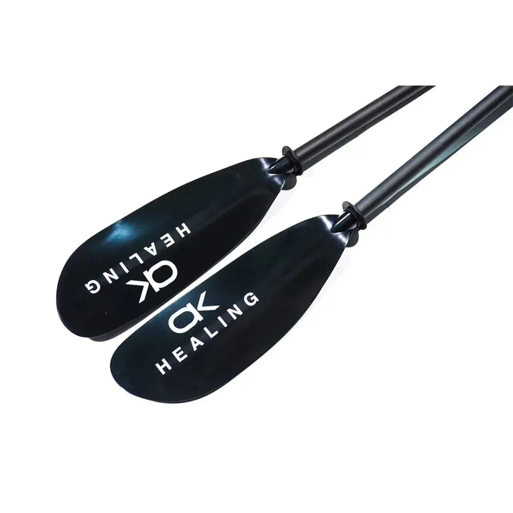 Stock Black Carbon Matte PVC Kayak Paddle Double ABS Blades — product view 5
