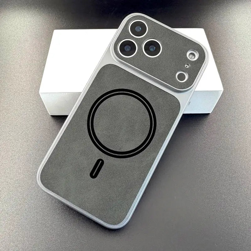 Luxury Retra Faux Leather Case For iPhone 18 17 16 15 14 13 Pro Max 17Pro 16Pro 15Pro 14Pro for Magsafe Wireless Charge Cover