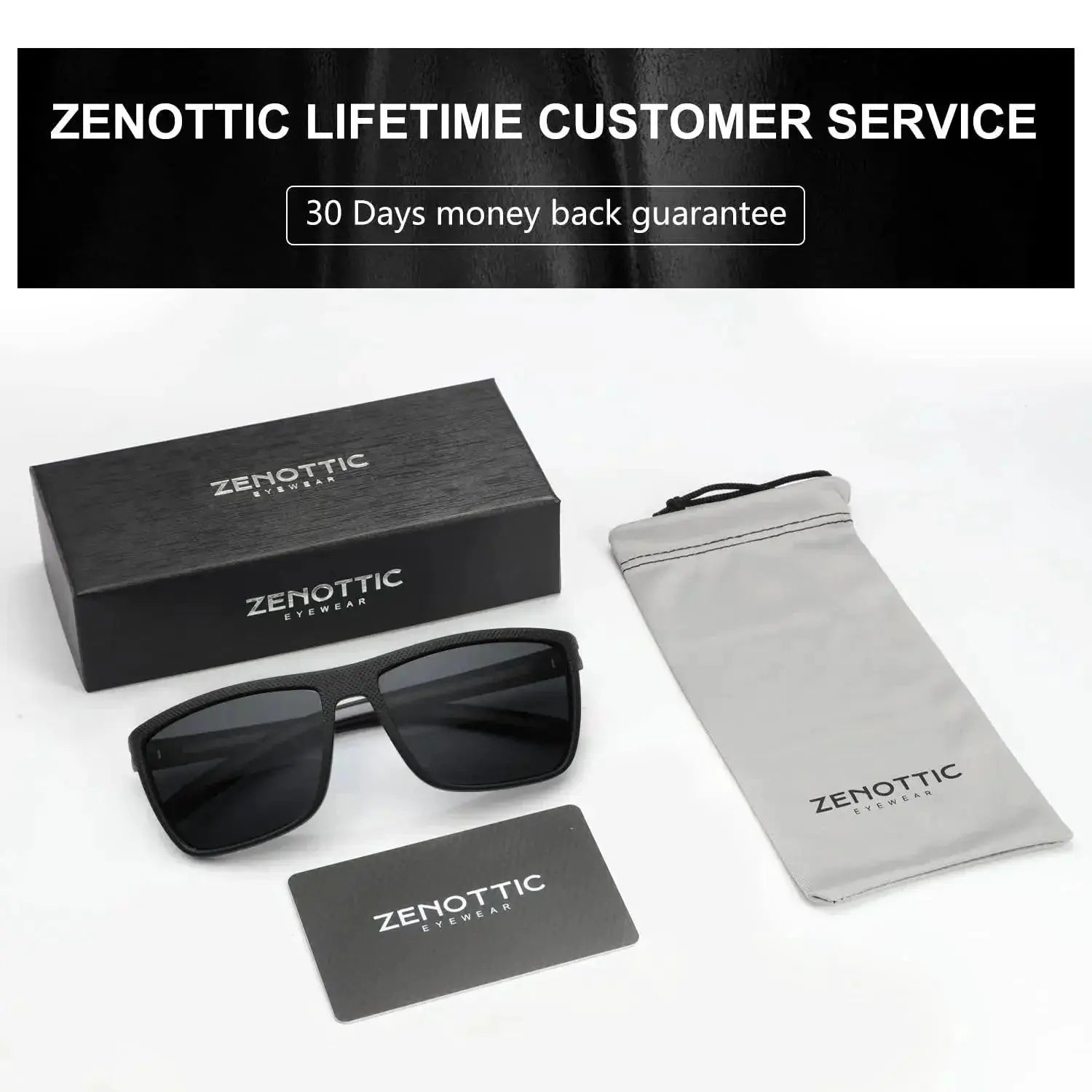 Fashion Polarized Sunglasses Unisex TR90 Frame UV Protection