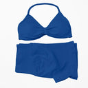 Seamless Yoga Set Women Strappy Bra High Waist