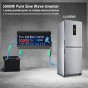 5000W Pure Sine Wave DC AC Solar Power Inverter
