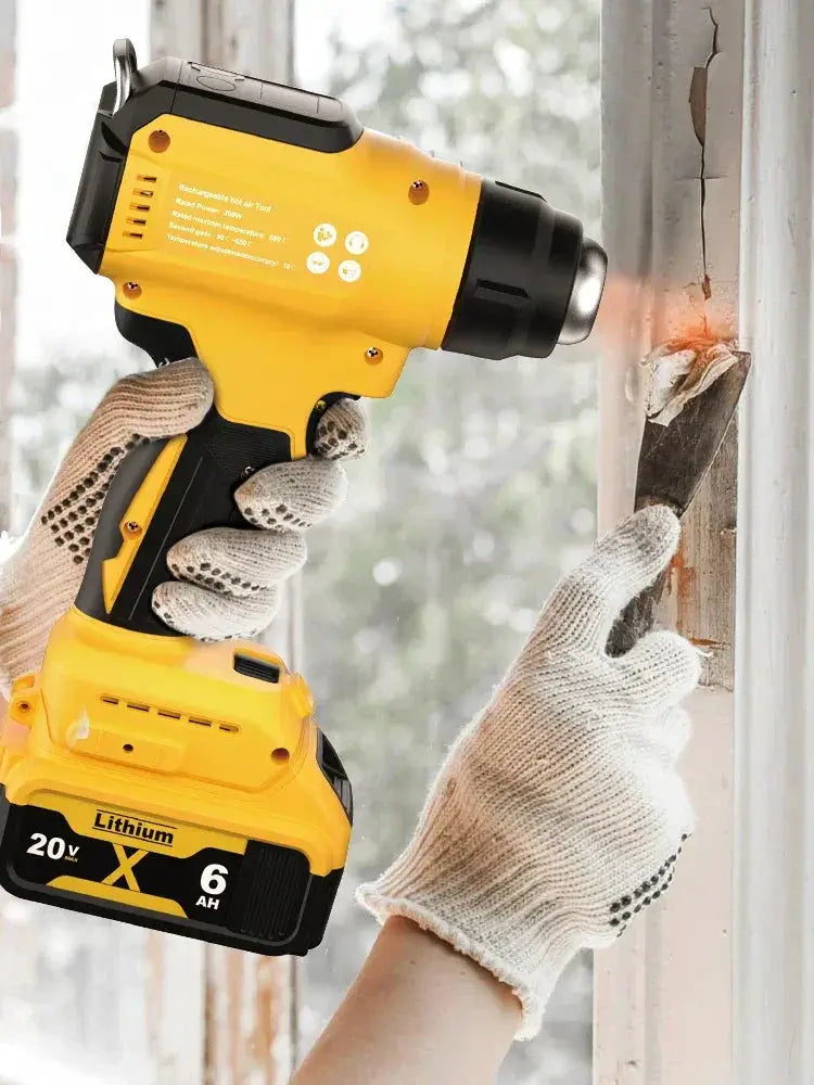 20V Cordless Heat Gun 350W Fast Heating Tool For DIY 550C
