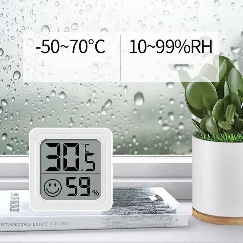 LCD Digital Thermometer Hygrometer Indoor Room Electronic Temperature Humidity Meter Sensor Gauge Weather Station For Home