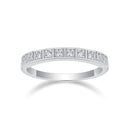 Moissanite Ring In Sterling Minimalist