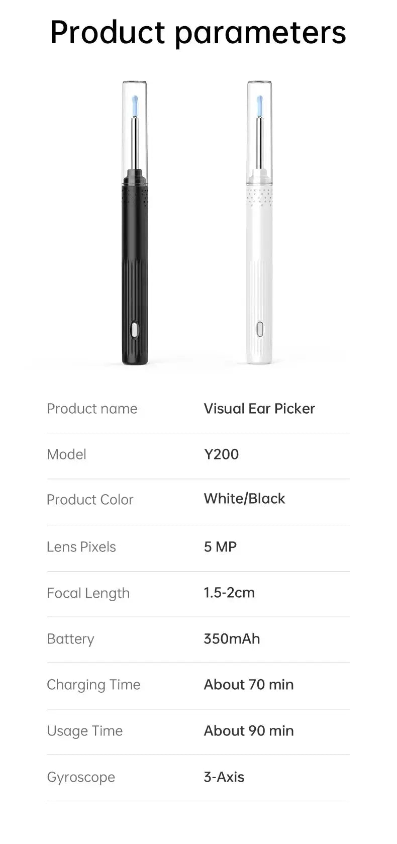 Ear Wax Endoscope for Safe Home Cleaning — product view 15