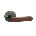 Matte Black Nickel Privacy Door Lever