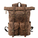 Nesitu Vintage Coffee Laptop Backpack