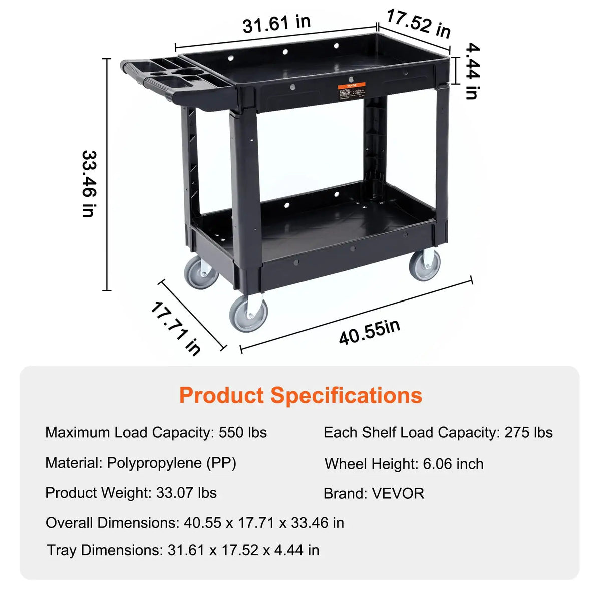 Heavy Duty Utility Cart — product view 8