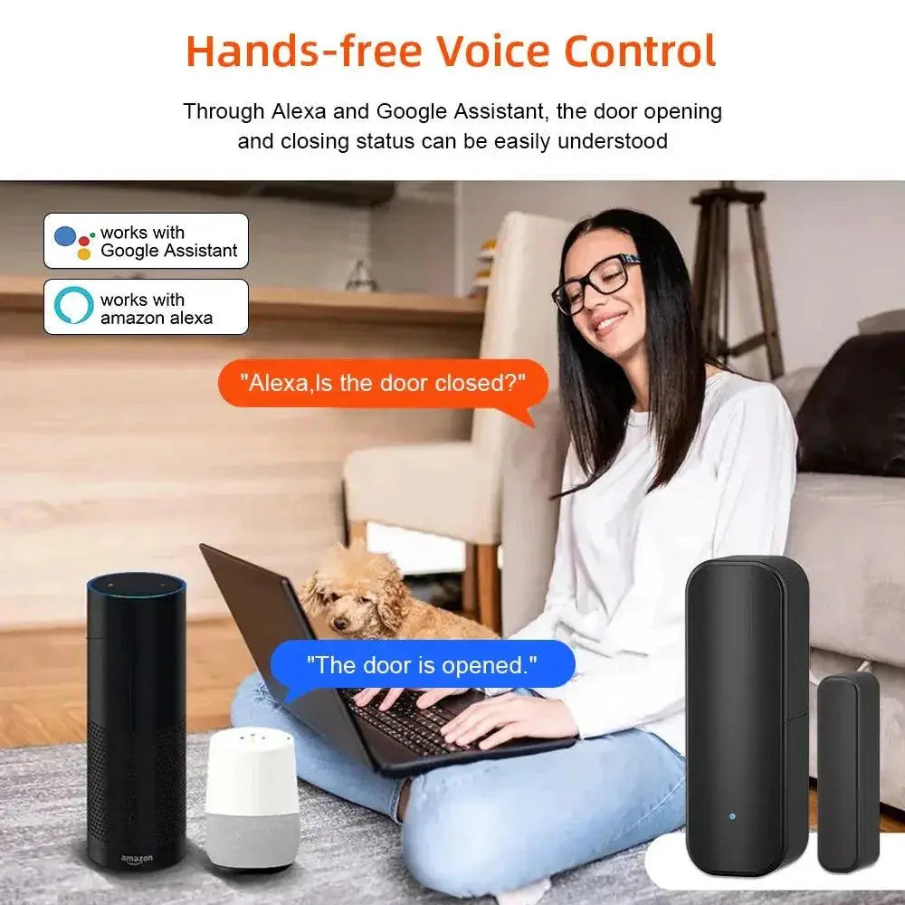Smart WiFi Door Sensor For Enhanced Home Security System