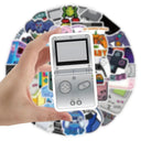 10/25/50pcs Retro Video Games Graffiti Stickers for Gamers