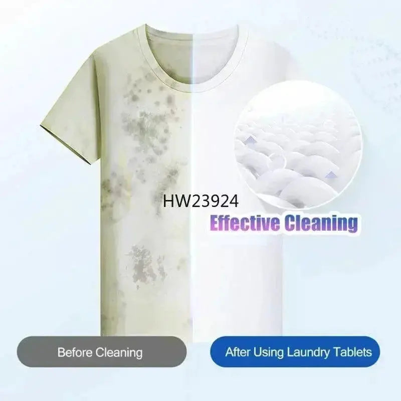 Eco Friendly Laundry Tablets With Coconut Oil Phytoplankton