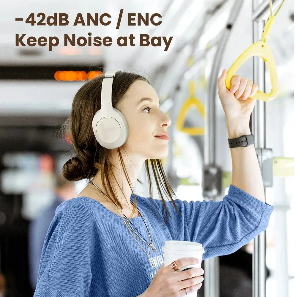 Haylou S35 ANC Wireless Headphones Over Ear 42 dB ANC