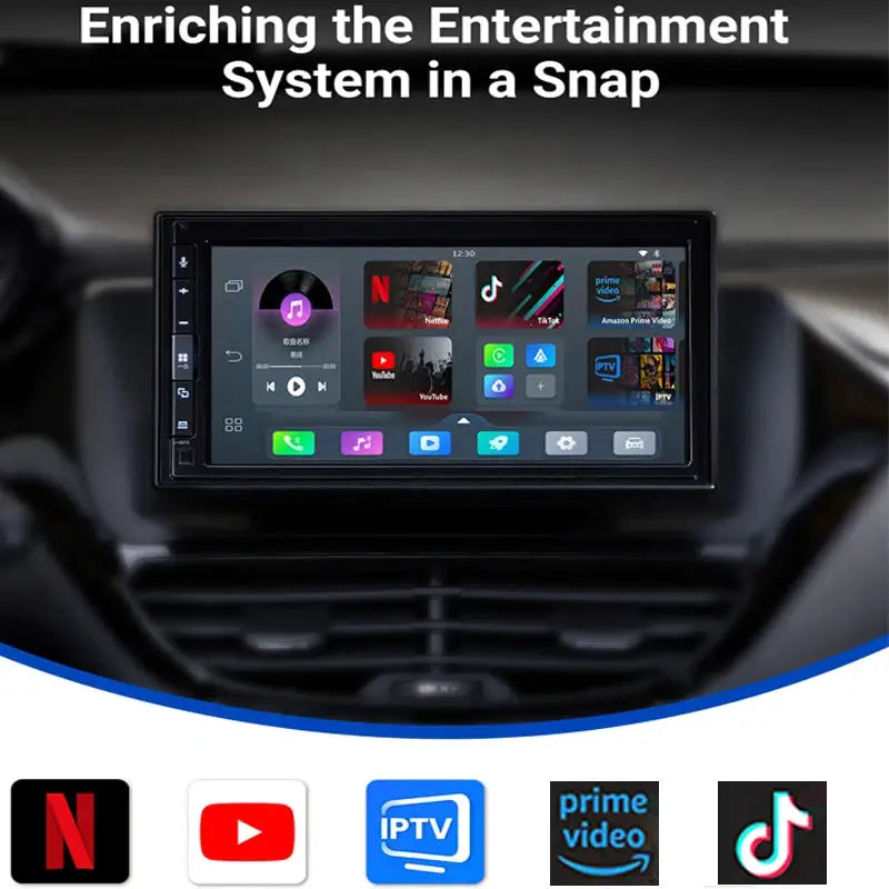 OTTOCAST Play2Video Pro Android Ai Box Pro Built in YouTube Netflix Tiktok IPTV Wired to Wireless CarPlay Car Accessories