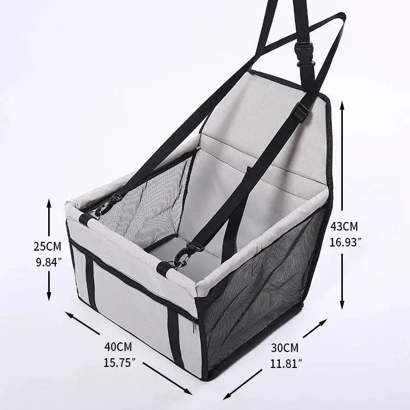 Pet Car Seat Cover Durable Breathable Foldable For Dogs