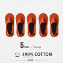 Ultimate Comfort: 5 Pairs Stylish Breathable Cotton Boat Socks