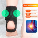 Electric Heating Massage Foot Ankle Support Foot Massager 3 Vibrating Brace Fixed Muscle Relaxation Sports Recovery