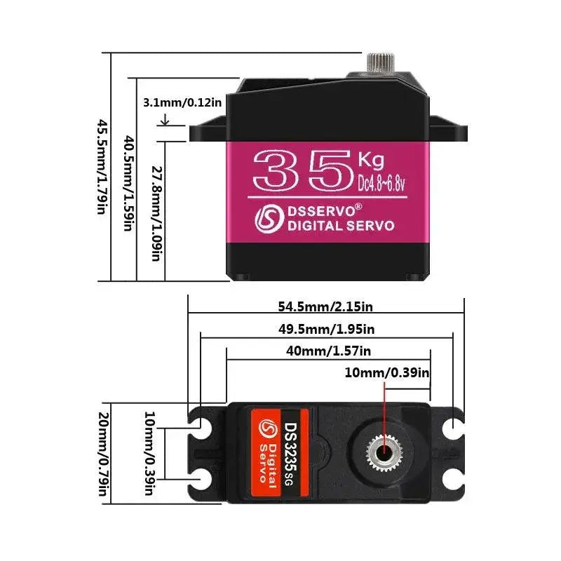 Waterproof High Speed Metal Gear Digital Servo for RC Cars