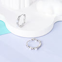 Silver Plated Hoop Earring Pendientes