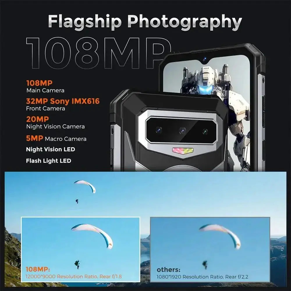 Fossibot F102 Rugged Smartphone Helio G99 20GB RAM