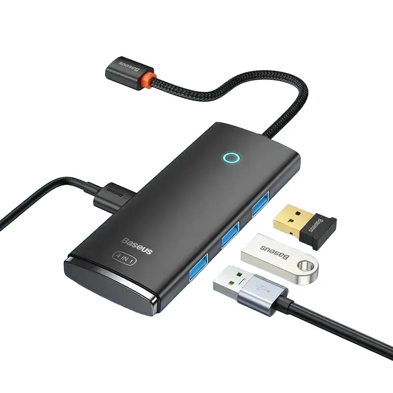 Baseus USB Hub for Business Users Fast — USB A HUB 25cm Black