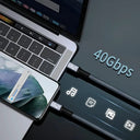 UGOURD USB4 Cable 40Gbps 240W Thunderbolt 4 Type C Fast Charging Cable Thunderbolt3 USB C to C Data Transfer Cable For EGPU