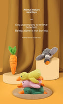 Chew Resistant Dog Toy Dental Cleansing Engaging Plush 2024