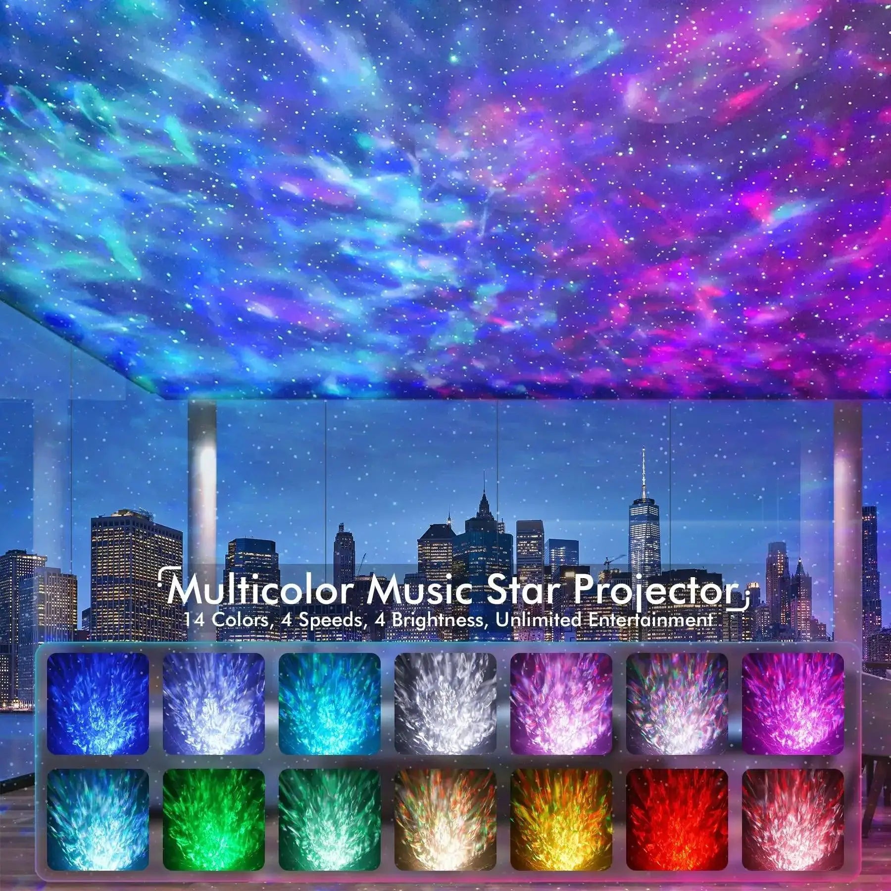 Dinosaur Egg Galaxy Projector Immersive Starlight Show
