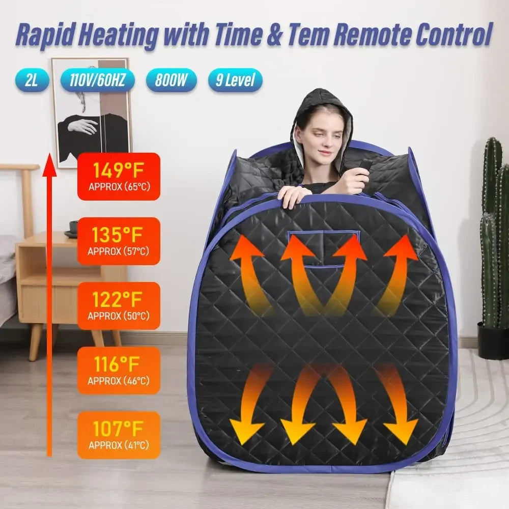 Remote Control Sauna Cabin