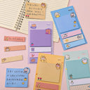 Girly Animals Sticky Notes Set for Cute Stationery Gifts